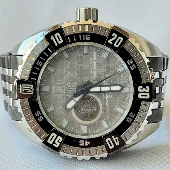 Invicta Jason Taylor Automatic‎ Silver Mens Watch 15885 Limited Edition 167/999 - Picture 2 of 9